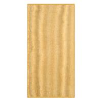 Cawö Cawö Two-Tone Stripe Handdoek 50x100 gold - thumbnail