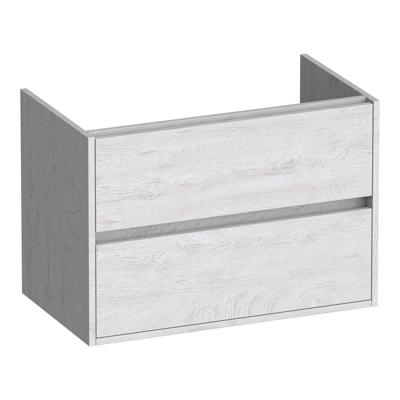 Brauer Adore - Onderkast - 80 cm - met 2 Softclose Lades Greeploos en 1 Sifon Uitsparing - Forest Seashell