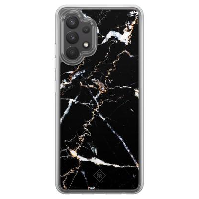Samsung Galaxy A32 4G hybride hoesje - Marmer zwart Samsung Galaxy A32 4G hybride hoesje - Marmer zwart
