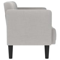 Loveseat bank wolkengrijs 111 cm stof - thumbnail