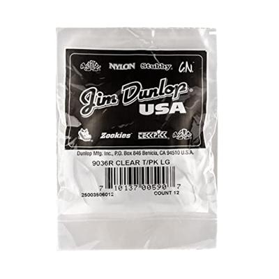 Dunlop Clear D Plastic Thumbpick duimplectrum large