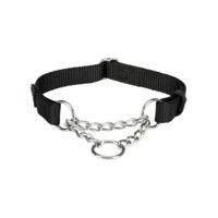 TRIXIE HALSBAND HOND PREMIUM CHOKER ZWART 30-40X1,5 CM - thumbnail