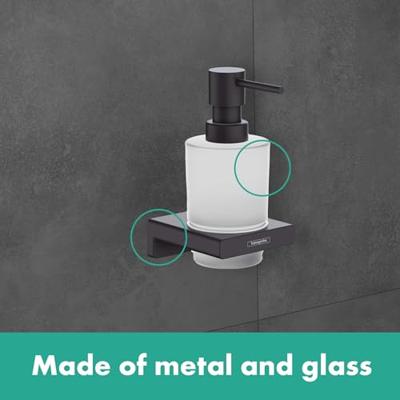 Hansgrohe Addstoris zeepdispenser mat zwart 41745670 - thumbnail