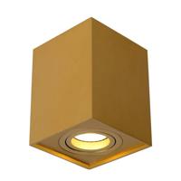 Lucide TUBE - Plafondspot - 1xGU10 - Mat Goud / Messing - thumbnail