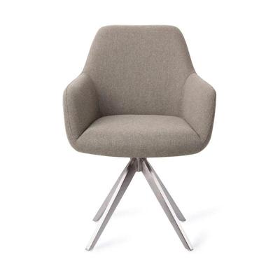Jesper Home Eetkamerstoel 'Hiroo' Draaibaar, Turn Steel, kleur Foggy Fusion