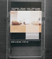 Sigel si-se110 presentatiesysteem exposio 2x acrylplaat a3, 8 clips - thumbnail