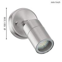 Eglo Led buitenlampStockholm 1 Roestvrijstaal - 93268 - thumbnail