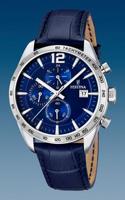 Horlogeband Festina F16760-3 / F16760-5 Leder Blauw 22mm - thumbnail