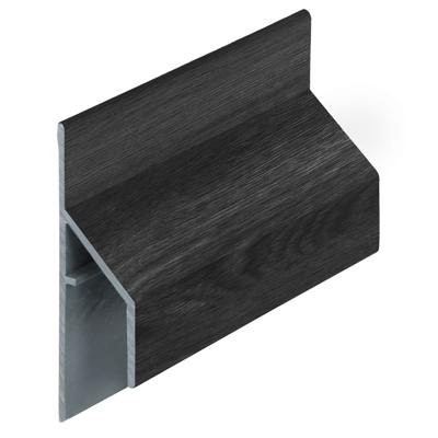 Keralit trim/kraal aansluitprofiel Zwart eiken (2810) (gevelbekleding)