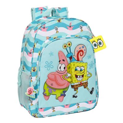 Schoolrugzak Spongebob Stay positive Blauw Wit (33 x 42 x 14 cm) Schoolrugzak Spongebob Stay positive Blauw Wit (33 x 42 x 14 cm)