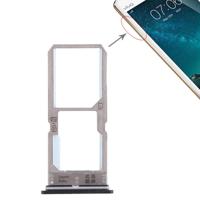 SIM-kaarthouder + SIM-kaarthouder / Micro SD-kaart lade voor Vivo Y67 (zwart) - thumbnail