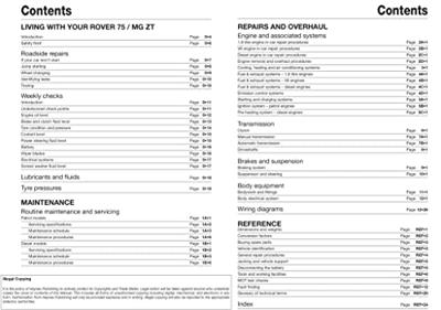 Haynes Werkplaatshandboek Rover 75 / MG ZT benzine & diesel (1999-2006) 4292