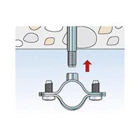 Fischer 60195 hanger & klem voor loodgieterswerk Slangklem - thumbnail