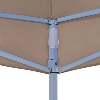 VidaXL Partytentdak 270 g/m² 6x3 m taupe - thumbnail