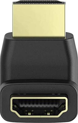 Hama High-speed HDMI-hoekadapter, stekker - koppeling, 90 graden HDMI kabel Zwart
