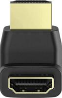 Hama High-speed HDMI-hoekadapter, stekker - koppeling, 90 graden HDMI kabel Zwart - thumbnail