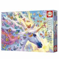 Puzzel Educa Rainbow Unicorn - thumbnail