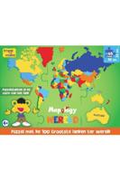 Wereld's Grootste Landen Foam Puzzel (68 Stukjes) - Puzzel;Puzzel (8906057362820) - thumbnail