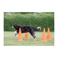 TRIXIE Set van 3 obstakelactiviteiten - Ø 23 × 30 cm - 78 cm - Oranje en geel - Voor hond - thumbnail