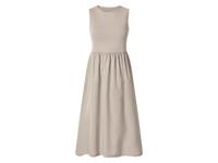 ESMARA Dames jurk (Beige, L (44/46)) - thumbnail