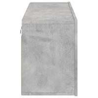 Tv-meubel wandgemonteerd 100x30x41 cm betongrijs - thumbnail