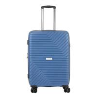 CarryOn Transport 4 Wiel Trolley 67 Expandable blue Harde Koffer - thumbnail