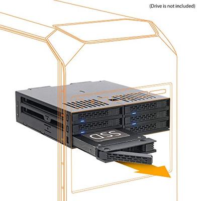 Icy Dock MB326SP-B 6x2,5 SATA hot swap Rack (1U) Zwart disk array Icy Dock MB326SP-B 6x2,5 SATA hot swap Rack (1U) Zwart disk array