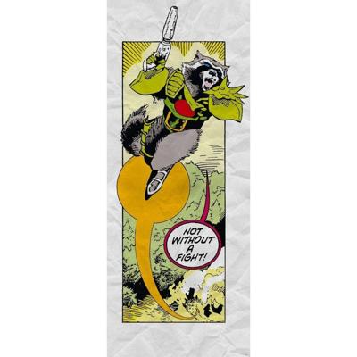 Komar Into Adventure Fotobehang Marvel - Guardians Retro Comic Rocket Raccoon - IADX2-072