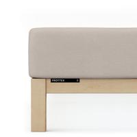 Schlafgut Schlafgut Badstof Hoeslaken L - 140x200 - 160x200 496 Sand Mid - thumbnail