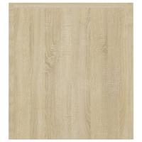 Tv-meubel met LED-verlichting 120x35x40cm sonoma eikenkleurig - thumbnail