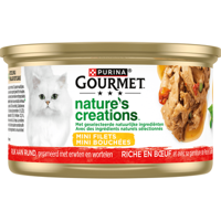 Gourmet Nature&apos;s Creations Kattenvoer nat met Rund bij Jumbo - thumbnail