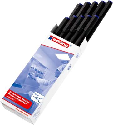 Viltstift edding 8011 rond cleanroom f blauw | 10 stuks