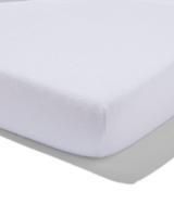 HEMA Splittopper matrasbeschermer molton 160x200/210cm (wit) - thumbnail