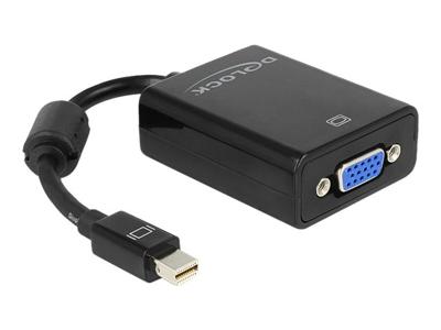 DeLOCK adapter mini-displayport > vga (zwart, 0,11 meter)