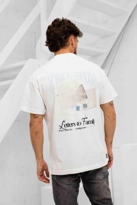 Jorcustom Letters2Family Loose Fit T-Shirt Heren Wit - Maat S - Kleur: Wit | Soccerfanshop