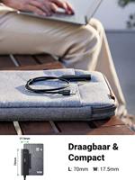 Ugreen adapter voor 2,5'' SATA III 3.0 HDD SSD-schijf - USB 3.2 Gen 1 (USB 5 Gbps) zwart (70609 CM321) - thumbnail