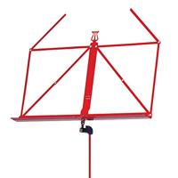 Konig & Meyer 10010 rood lessenaar met opvouwbaar blad - thumbnail