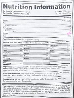 Whey Isolate Stacker 1500gr Banaan