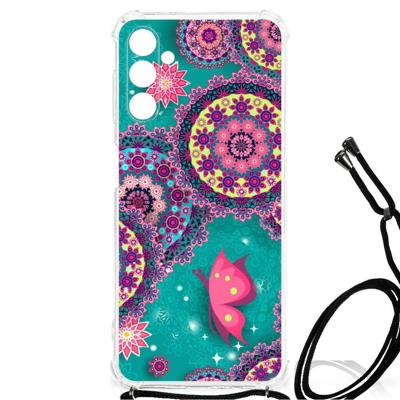 Samsung Galaxy A13 5G | A04s Back Cover Cirkels en Vlinders Samsung Galaxy A13 5G | A04s Back Cover Cirkels en Vlinders