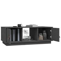 Salontafel 100x50x35 cm massief grenenhout grijs - thumbnail