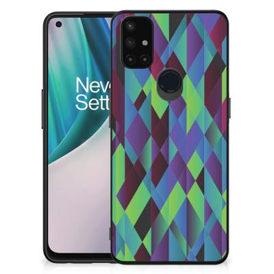 OnePlus Nord N10 5G Backcover Abstract Green Blue OnePlus Nord N10 5G Backcover Abstract Green Blue