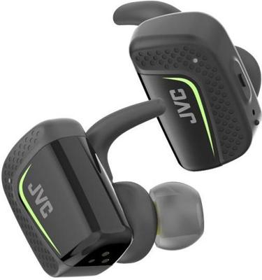 JVC AE Sport In-Ear-koptelefoon met beweegbare haak (Pivot Motion), Truly Wireless volledig draadloos, zwart