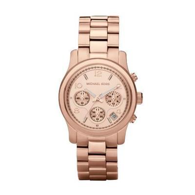Michael Kors Heren Runway Rosegoudkleurig horloge MK5128