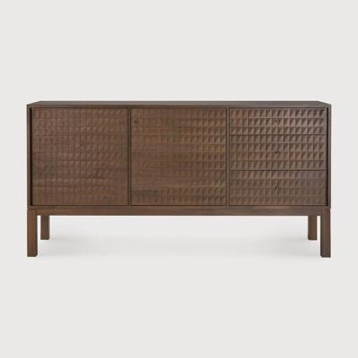 Ethnicraft Dressoir 'Sono' Gevernist Teakhout, 172cm