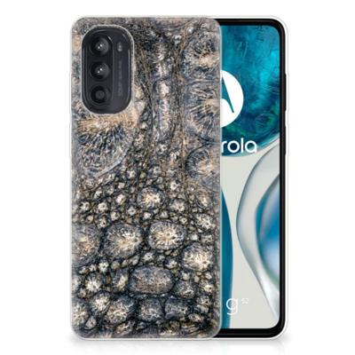 Motorola Moto G52/G82 | TPU Hoesje | Krokodillenprint Motorola Moto G52/G82 | TPU Hoesje | Krokodillenprint