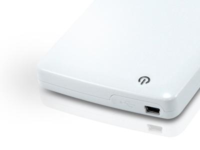 Conceptronic 2,5 Harddisk Box Mini White Stroomvoorziening via USB