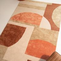 By-Boo Vloerkleed 'Kazi' 190 x 290cm, kleur Terracotta - thumbnail