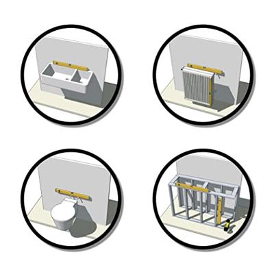 Waterpas magn.instal.80m 100cm