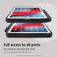 Kensington iPad 10,2 inch beschermhoes met valbescherming, BlackBelt 2e graden, schermbescherming en Apple penhouder, K97321WW - thumbnail