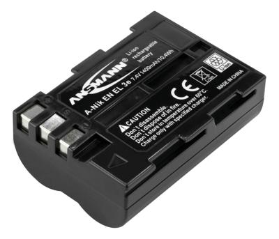 Ansmann A-Nik EN EL 3e Camera-accu Vervangt originele accu EN-EL3e 7.4 V 1400 mAh